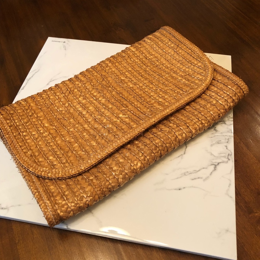 Vintage Bamboo Clutch